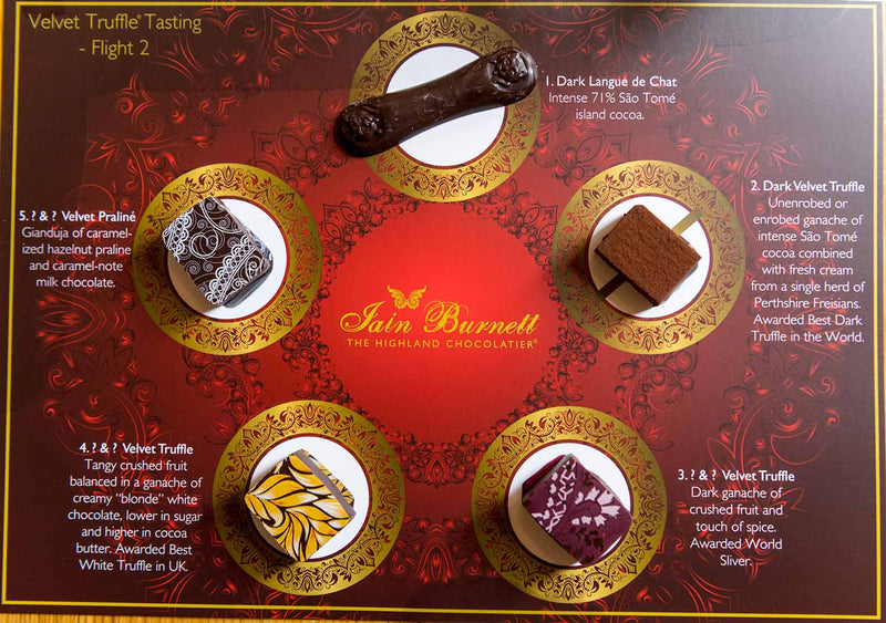 CHOCOLATE TASTING FLIGHTS