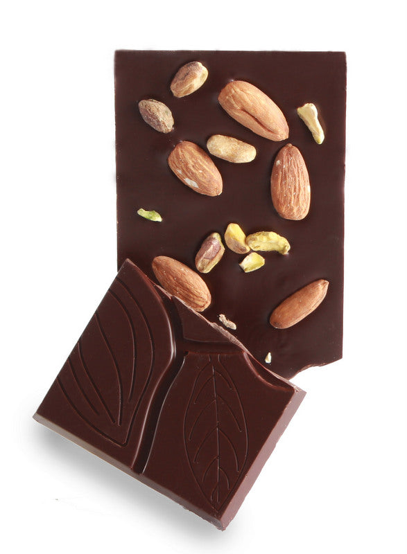 Almond &amp; Pistachio Dark Bar