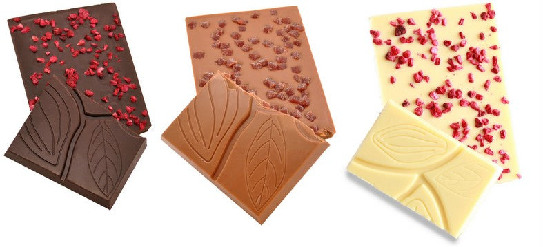 Trío de barras de frutos rojos