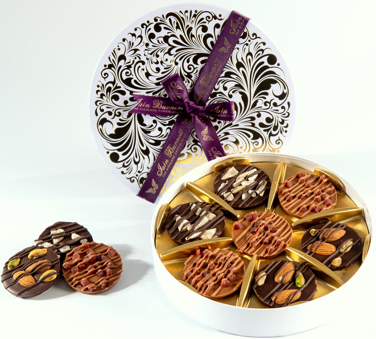 14 Mixed Milk &amp; Dark Chocolate Florentines