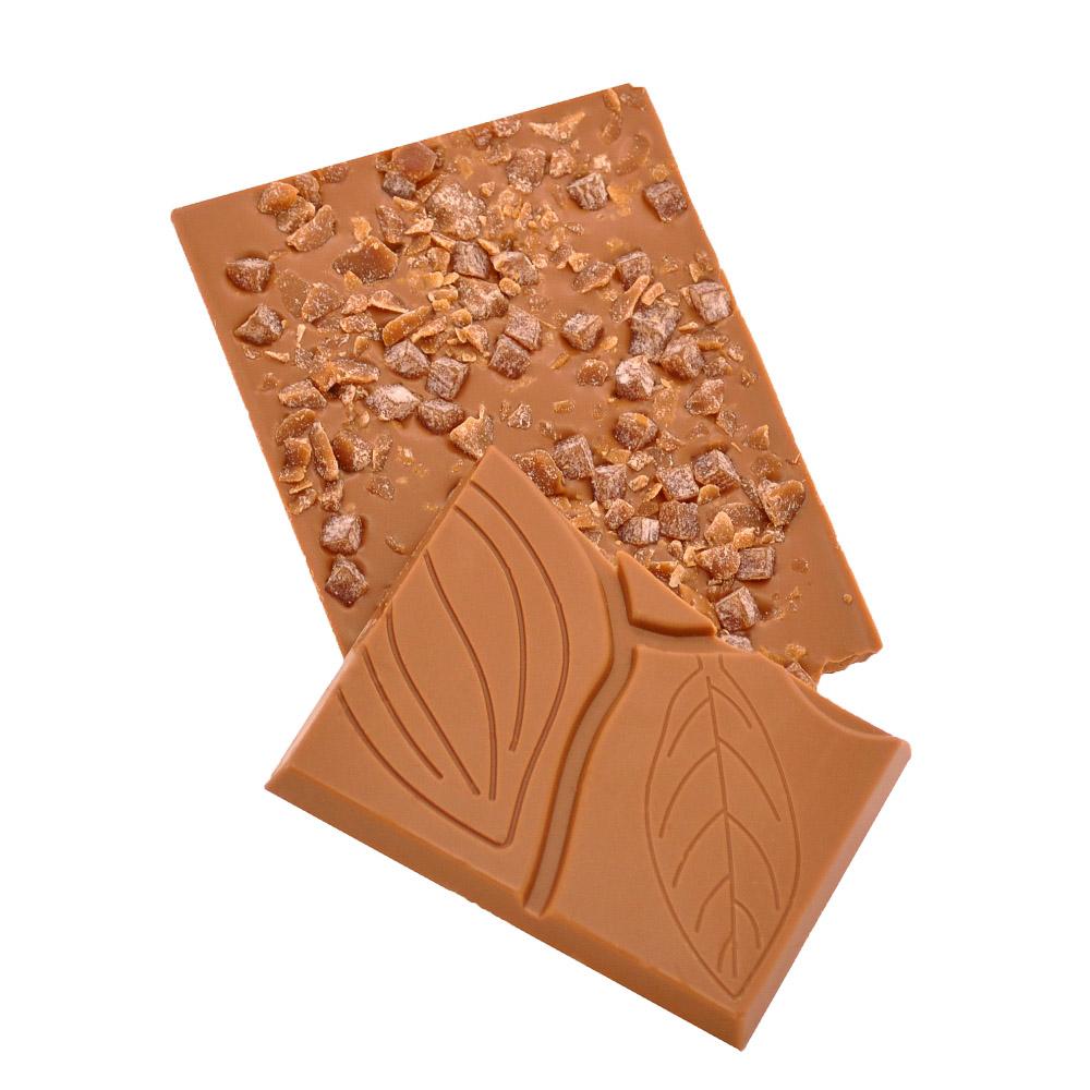 Barra de manzana y caramelo