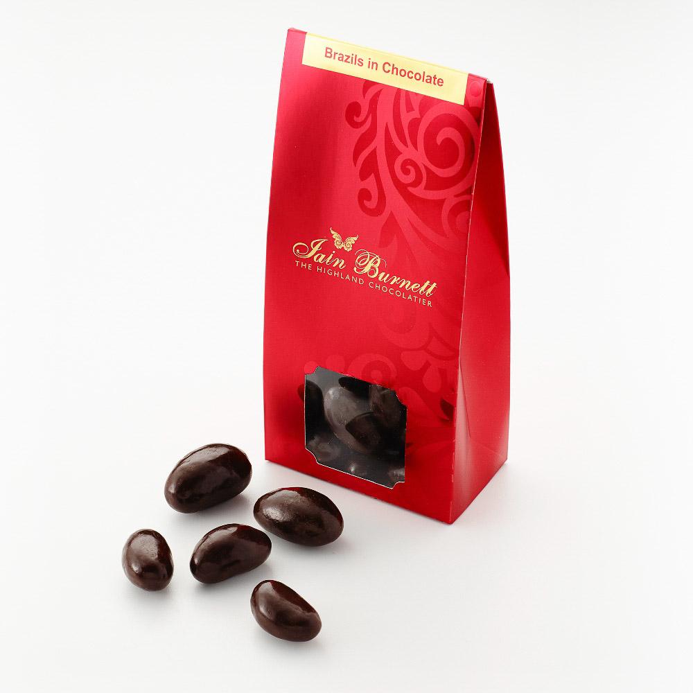 Nueces de Brasil en chocolate negro